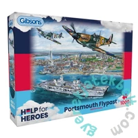 Gibsons 1000 db-os puzzle - Portsmouth Flypast (G7137)