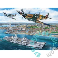 Gibsons 1000 db-os puzzle - Portsmouth Flypast (G7137)