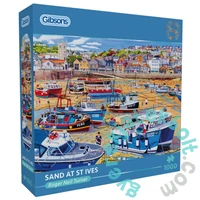 Gibsons 1000 db-os puzzle - Sand at St Ives (G6455)