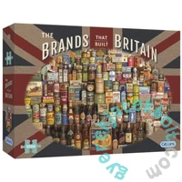 Gibsons 1000 db-os puzzle - The Brands that Built Britain (G7073)