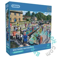 Gibsons 1000 db-os puzzle - Wiltshire Waterways (G6396)