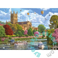 Gibsons 1000 db-os puzzle - Worcester from the River (G6454)