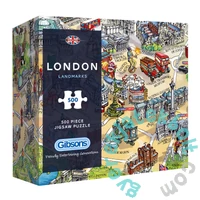 Gibsons 500 db-os puzzle - London Landmarks (G3402)