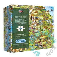 Gibsons 500 db-os puzzle - Best of British (G3431)