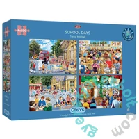 Gibsons 4x500 db-os puzzle - School Days (G5063)