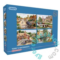 Gibsons 4x500 db-os puzzle - Terry's Waterways (G5070)