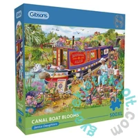 Gibsons 500 db-os XL puzzle - Canal Boat Blooms (G3570)