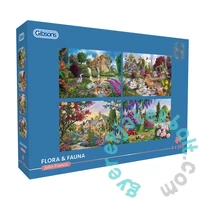 Gibsons 4x500 db-os puzzle - Flora and Fauna (G5025)