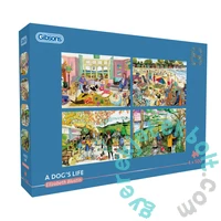 Gibsons 4x500 db-os puzzle - A Dogs Life (G5065)
