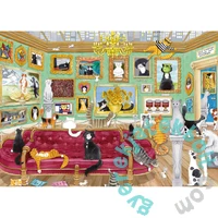 Gibsons 1000 db-os puzzle - Night at the Meowseum (G6402)