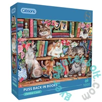 Gibsons 1000 db-os puzzle - Puss Back in Books (G6404)