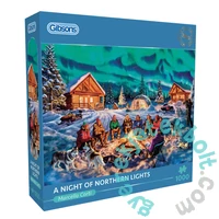 Gibsons 1000 db-os puzzle - A Night of Northern Lights (G6407)