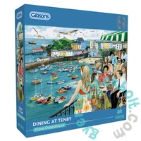 Gibsons 1000 db-os puzzle - Dining at Tenby (G6438)