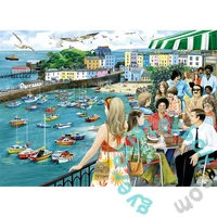 Gibsons 1000 db-os puzzle - Dining at Tenby (G6438)