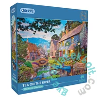 Gibsons 1000 db-os puzzle - Tea on the River (G6451)
