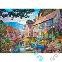 Gibsons 1000 db-os puzzle - Tea on the River (G6451)
