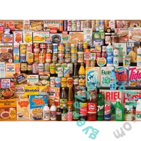 Gibsons 1000 db-os puzzle - 1980s Shopping Basket (G7034)