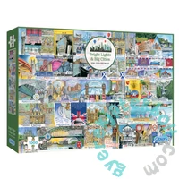 Gibsons 1000 db-os puzzle - Bright Lights and Big Cities (G7128)