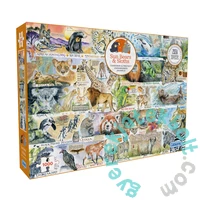 Gibsons 1000 db-os puzzle - Sun Bears and Sloths (G7134)