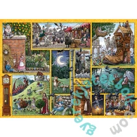 Gibsons 1000 db-os puzzle - Nursery Rhymes Through Time (G7139)