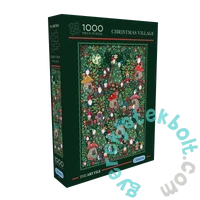 Gibsons 1000 db-os puzzle - The Art File - Christmas Village (G7221)
