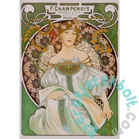 Grafika Art 2x500 db-os puzzle - L'Art de Mucha - Rêverie, 1898 - Biscuits Lefèvre-Utile, 1896 (33776)