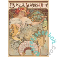 Grafika Art 2x500 db-os puzzle - L'Art de Mucha - Rêverie, 1898 - Biscuits Lefèvre-Utile, 1896 (33776)