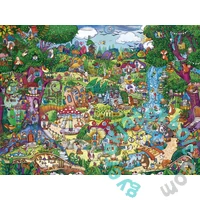Heye 1500 db-os Triangular puzzle - Wonderwoods, Berman (29792)