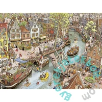 Heye 1500 db-os Triangular puzzle - Say Cheese!, Göber and Knorr (29793)