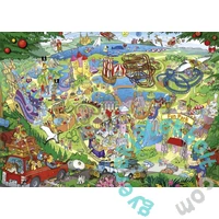 Heye 1000 db-os Triangular puzzle - Fun Park Trip, Lyon (29837)