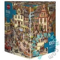Heye 1000 db-os Triangular puzzle - Market Place, Göbel és Knorr (29884)