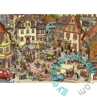 Heye 1000 db-os Triangular puzzle - Market Place, Göbel és Knorr (29884)