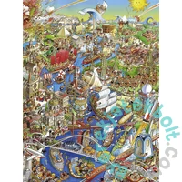 Heye 1500 db-os Triangular puzzle - History River, Prades (29890)