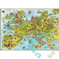 Heye 4000 db-os Triangular puzzle - United Dragons of Europe, Degano (8854)