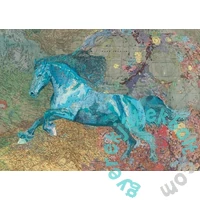 Heye 2000 db-os puzzle - Map Art - Horse (30092)