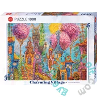 Heye 1000 db-os puzzle - Charming Village - Pink Trees, Tatyana Murovas (30012)