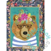Heye 1000 db-os puzzle - Floral Friends - Gentle Bruin (29970)