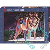 Heye 1000 db-os puzzle - Precious Animals - Night Wolf, Coonts (29939)