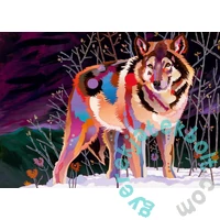 Heye 1000 db-os puzzle - Precious Animals - Night Wolf, Coonts (29939)