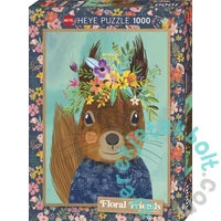 Heye 1000 db-os puzzle - Floral Friends - Sweet Squirrel (29953)