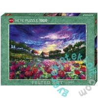 Heye 1000 db-os puzzle - Felted Art - Sundown Poppies (29917)