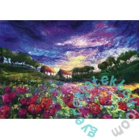 Heye 1000 db-os puzzle - Felted Art - Sundown Poppies (29917)