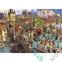 Heye 2000 db-os Triangular puzzle - Street Parade, Doro Göbel (29926)