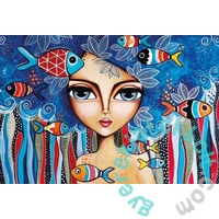 Magnolia 1000 db-os puzzle - Lady with Fish - Romi Lerda Special Edition (1716)
