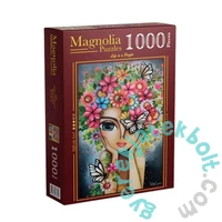 Magnolia 1000 db-os puzzle - Lady with Flowers - Romi Lerda Special Edition (1707)