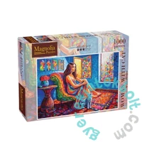 Magnolia 1000 db-os puzzle - Woman with Cat - Elif Hürdogan Special Edition (8609)