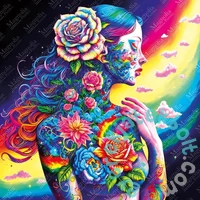 Magnolia 1023 db-os Square puzzle - Flower Goddess - Elif Hürdogan Special Edition (8610)