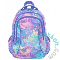 St.Right - Pastel Snake hátizsák, iskolatáska mellpánttal - 3 rekeszes