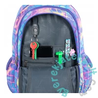 St.Right - Pastel Snake hátizsák, iskolatáska mellpánttal - 3 rekeszes