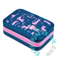 St.Right - Cicás felszerelt 3 emeletes tolltartó - Lazy Cats